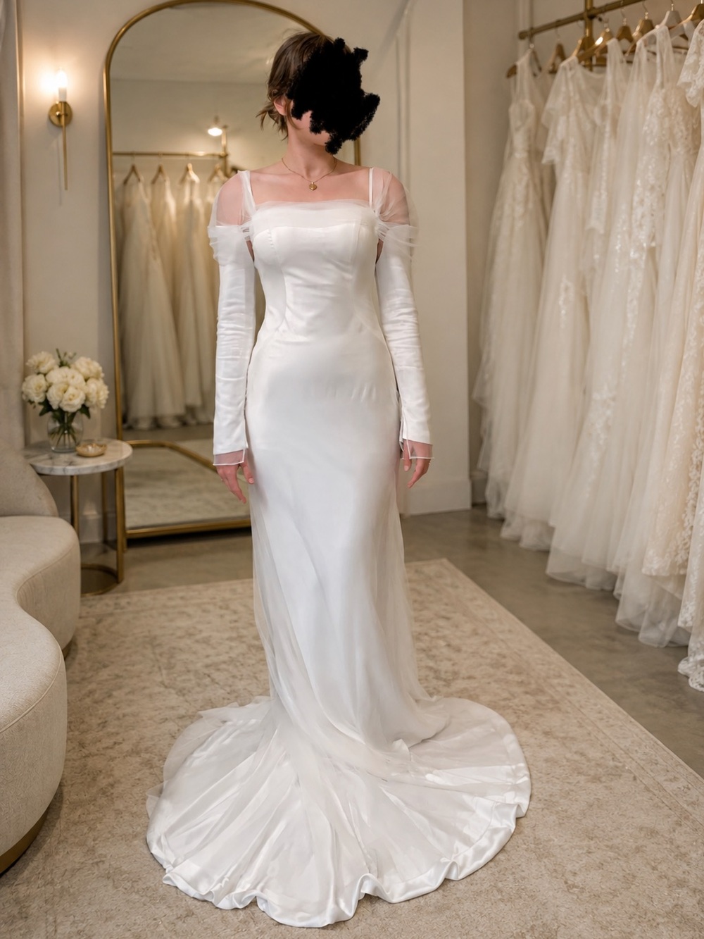 Danielle Frankel Leona inspired Wedding Dress